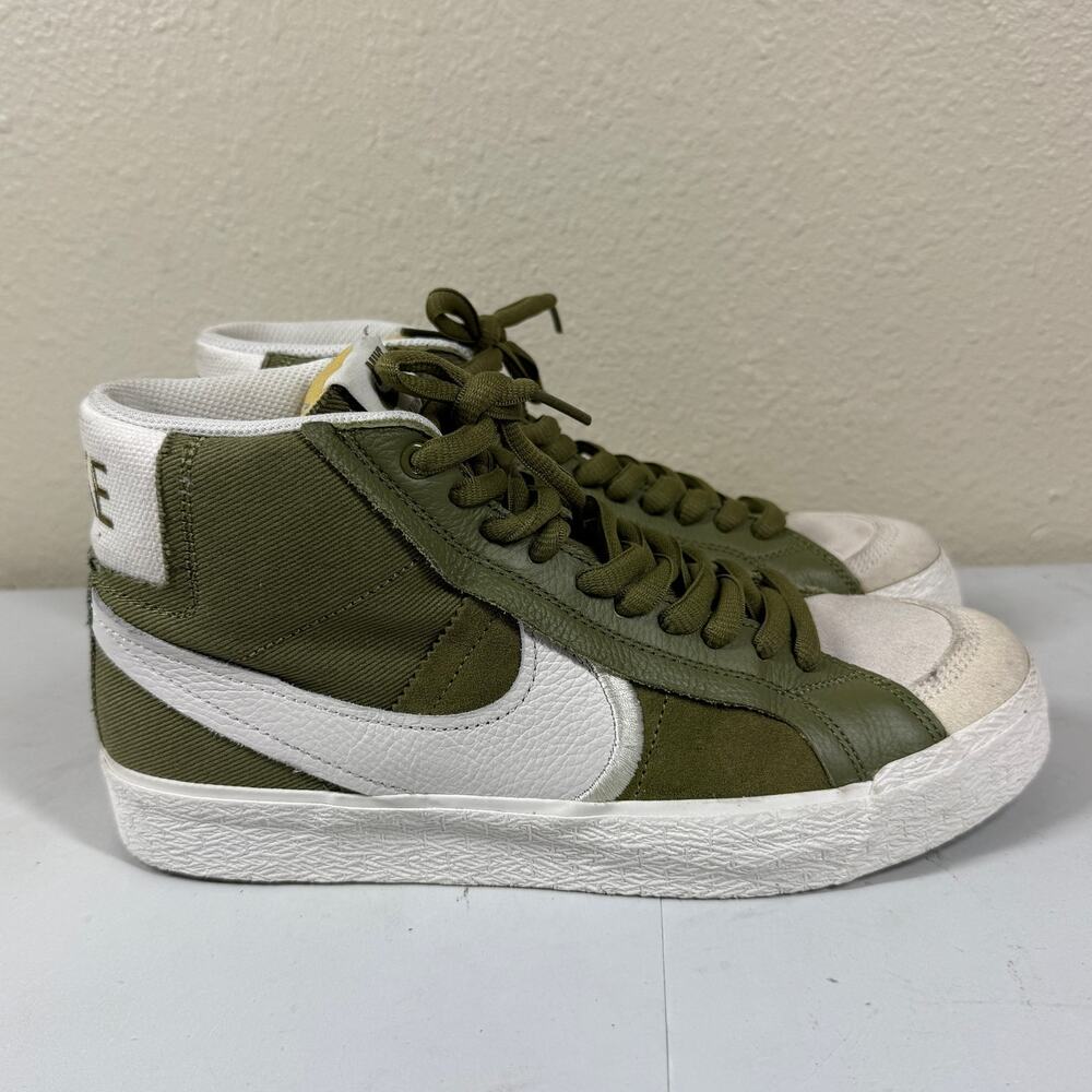 Nike SB Zoom Blazer Mid PRM Plus Pilgrim Shoes DR9144-300 Mens Size 8